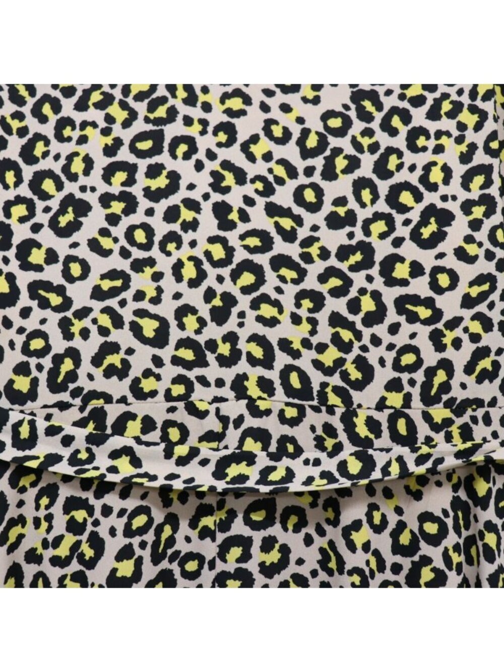 Nanette Lepore Leopard Print Pintuck Midi Dress 16 XL Sleeveless Fit & Flare - Picture 10 of 14